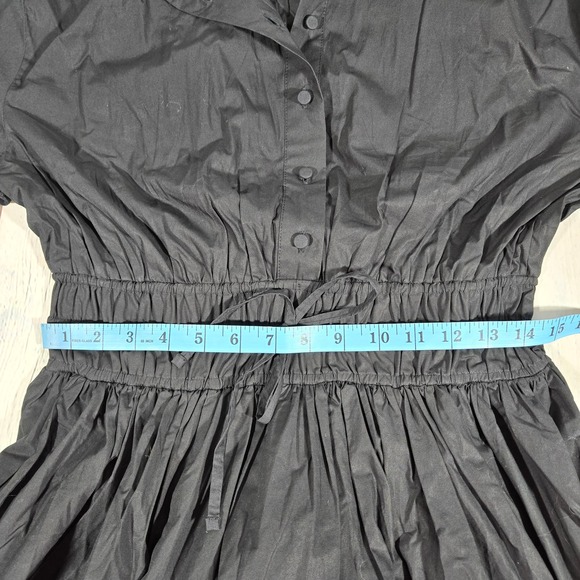 J. Crew Elena shirtdress in cotton poplin Black 6 NWT - Picture 14 of 15
